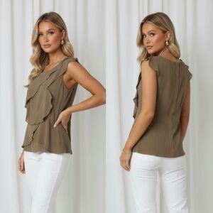 Oscar de la renta 100% silk blouse